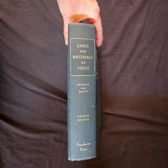 Torts Cases and Materials by William L. Prosser 1967 Law Book Legal - Picture 10 of 12